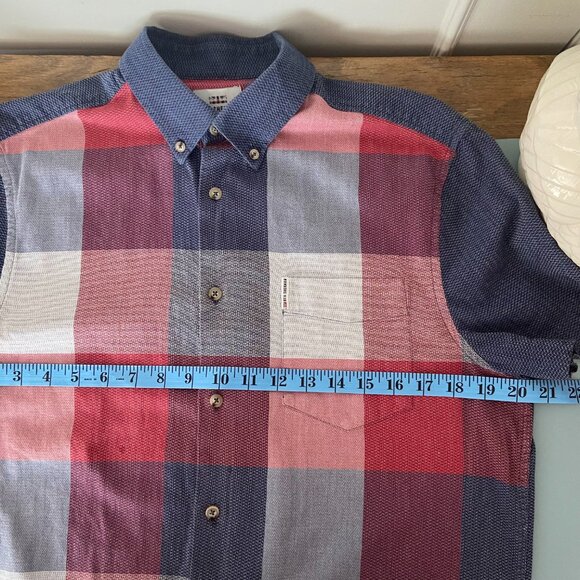 Ben Sherman Mod Retro Panel Check Shirt - Size Medium - Picture 9 of 13